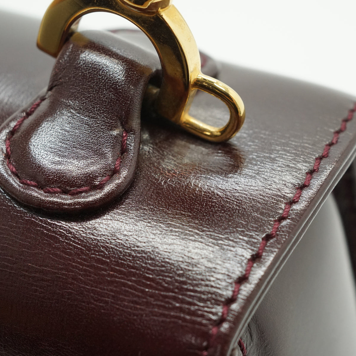 Vintage Bamboo 1947 2-Way Small Top Handle Bag