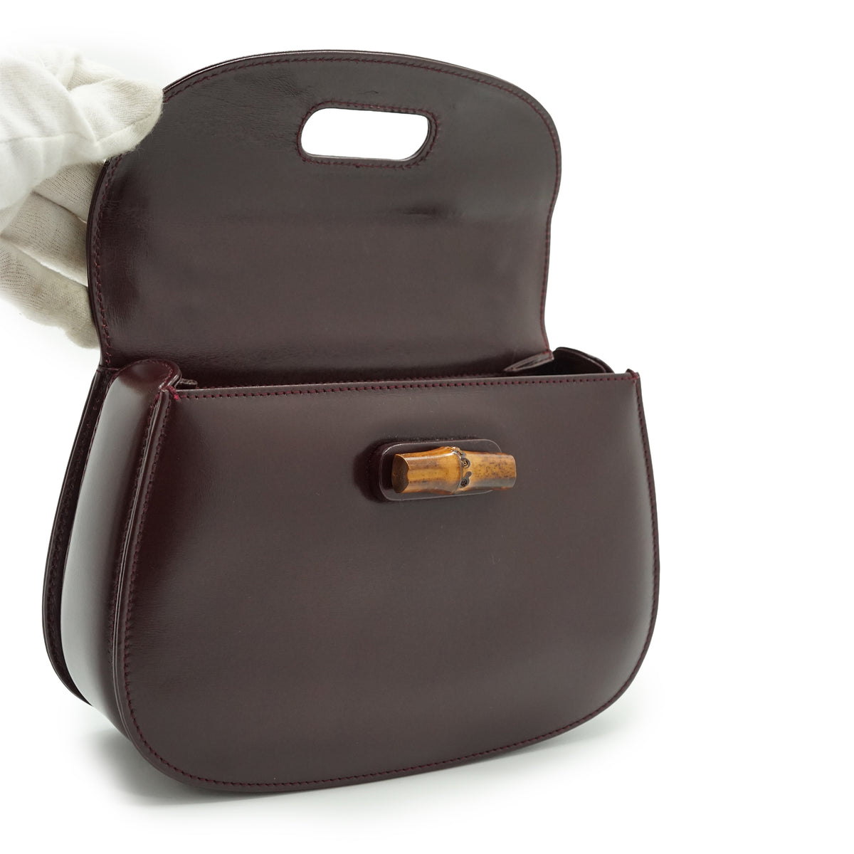 Vintage Bamboo 1947 2-Way Small Top Handle Bag
