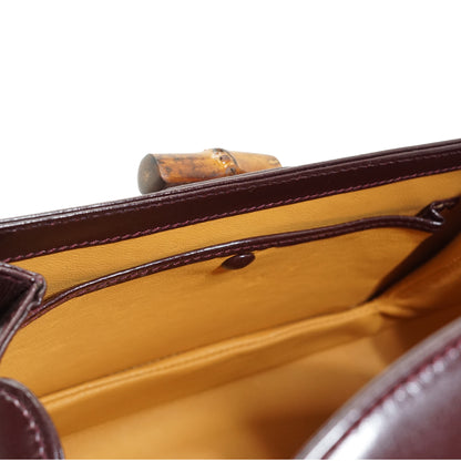 Vintage Bamboo 1947 2-Way Small Top Handle Bag
