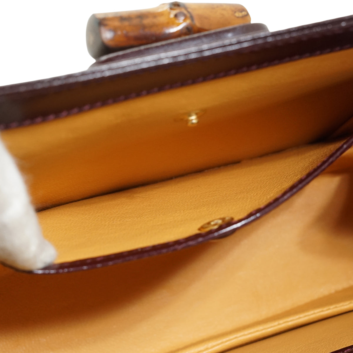 Vintage Bamboo 1947 2-Way Small Top Handle Bag