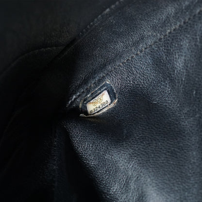 Lambskin East West Chocolate Bar Flap Chain Shoulder Bag