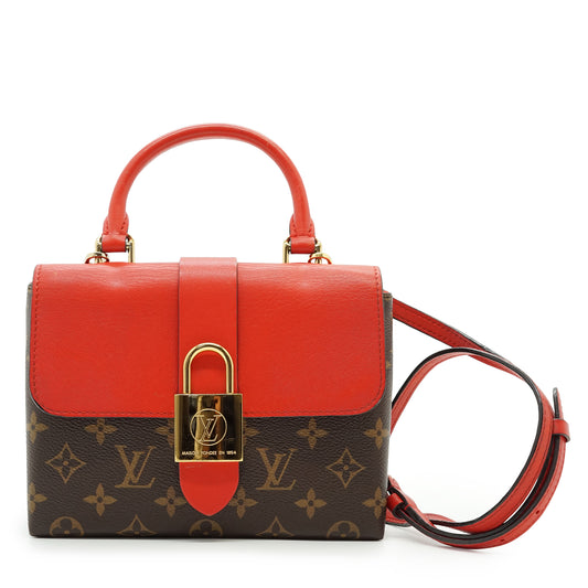 Monogram Locky BB Coquelicot 2way Top Handle Bag