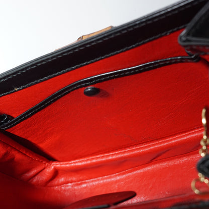 Vintage Bamboo 1947 2-Way Small Top Handle Bag