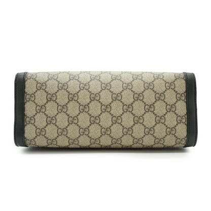 GG Supreme Coated Canvas Padlock Small Chain Shoulder Tote
