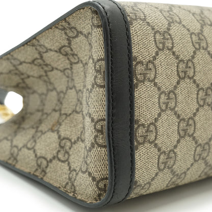 GG Supreme Coated Canvas Padlock Small Chain Shoulder Tote