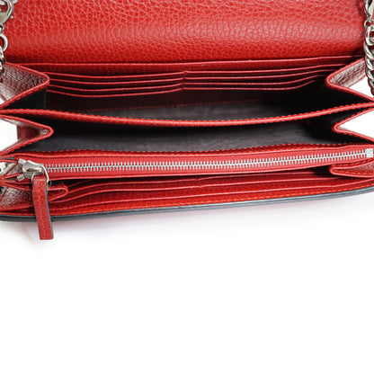 Dionysus Crystal-Embellished Wallet-on-Chain