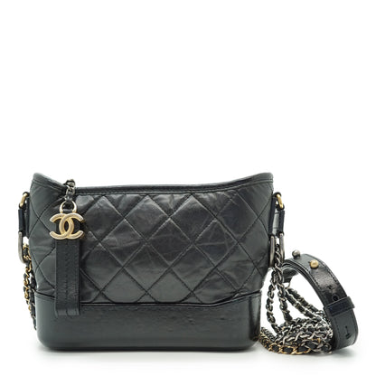 Gabrielle Calfskin Small Chain Hobo Bag