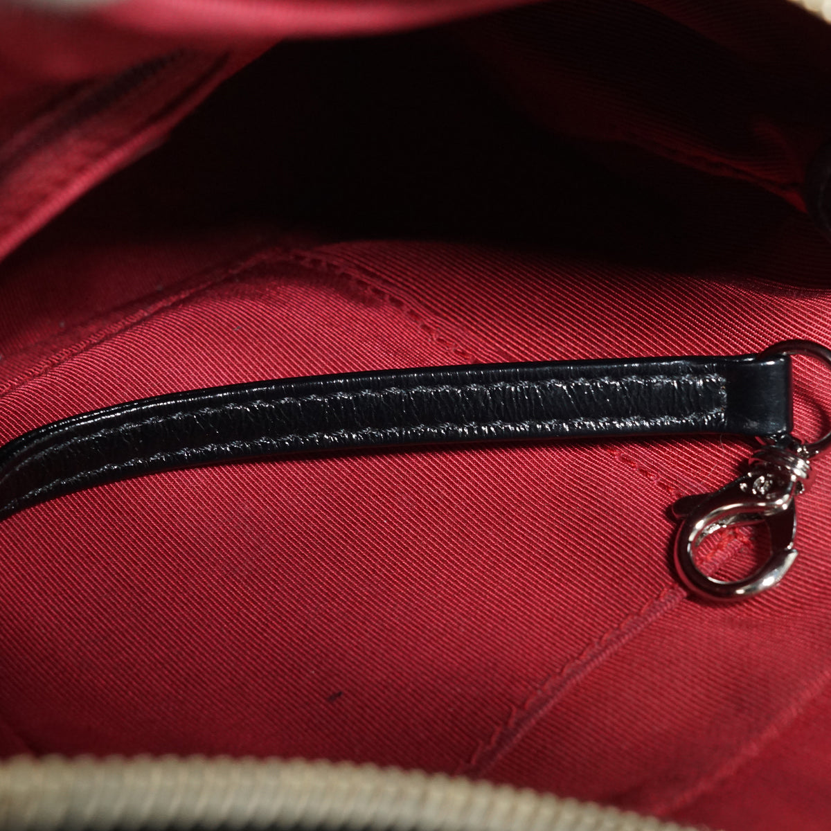 Gabrielle Calfskin Small Chain Hobo Bag