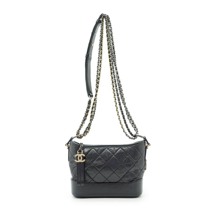 Gabrielle Calfskin Small Chain Hobo Bag