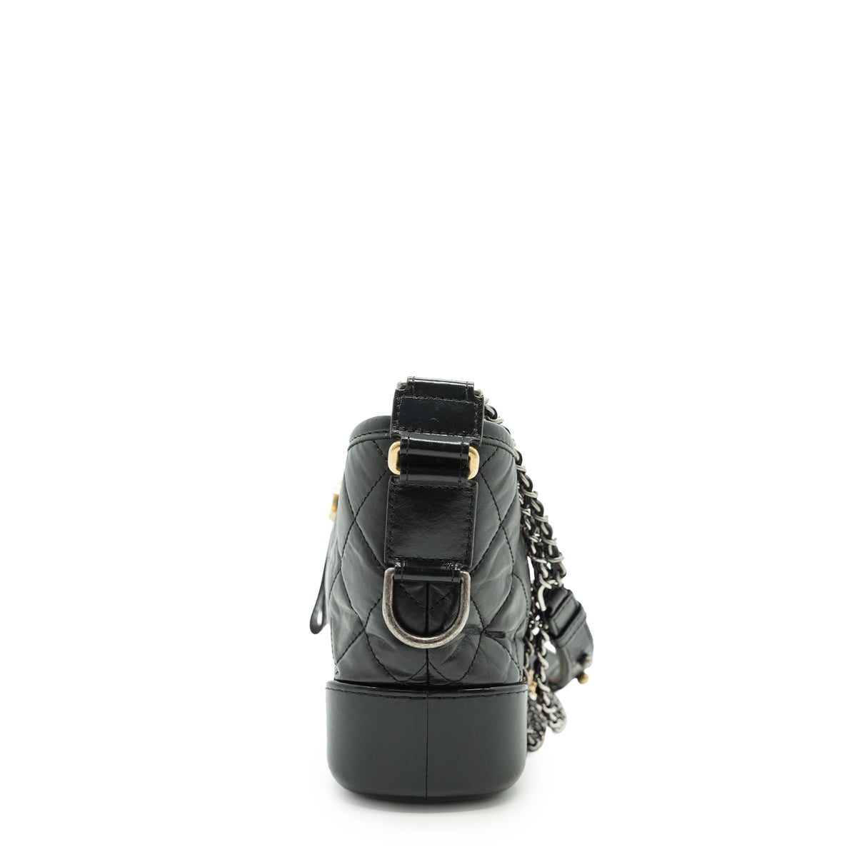 Gabrielle Calfskin Small Chain Hobo Bag