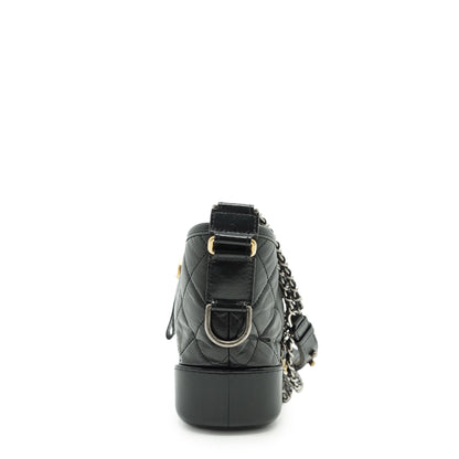 Gabrielle Calfskin Small Chain Hobo Bag