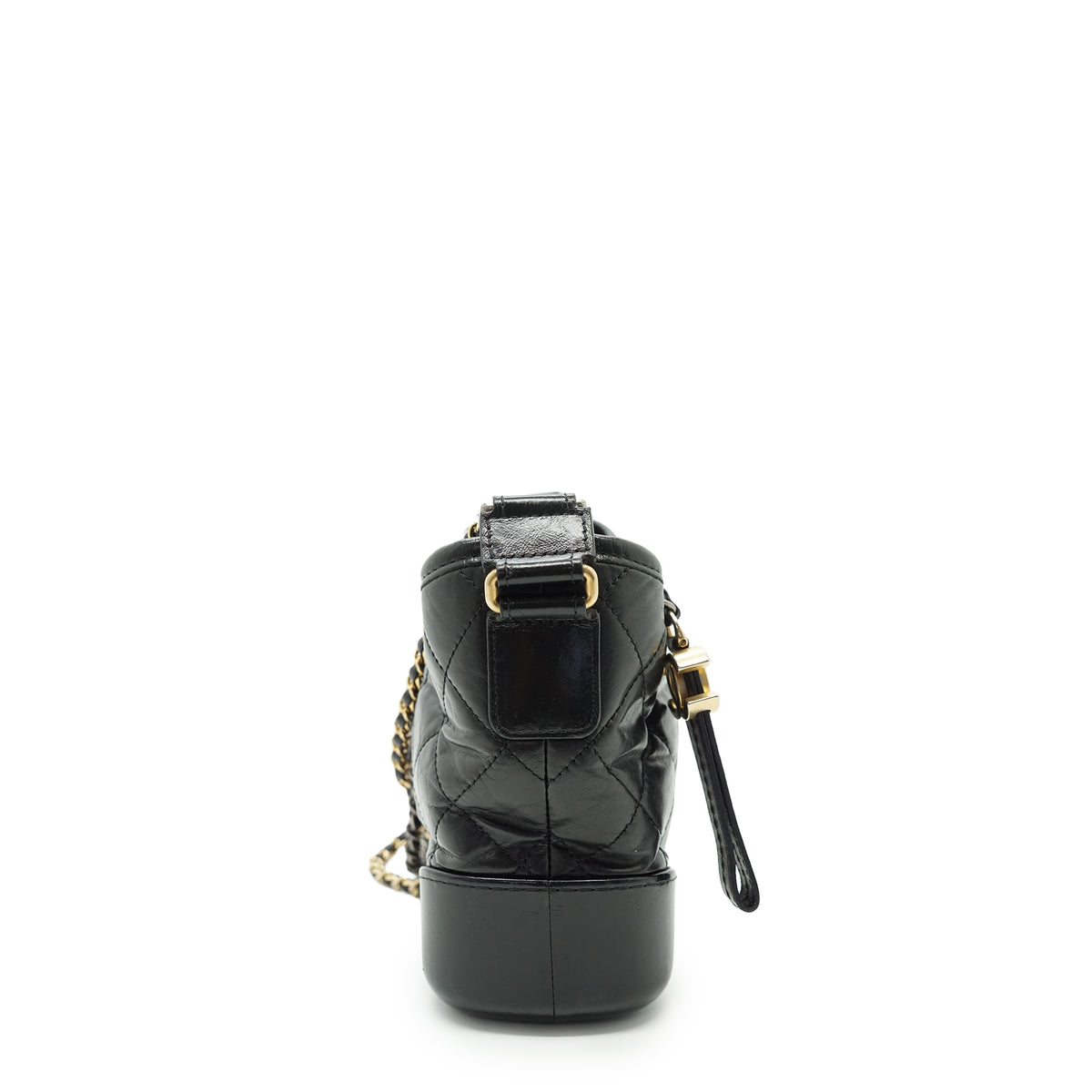 Gabrielle Calfskin Small Chain Hobo Bag