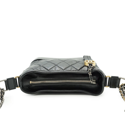 Gabrielle Calfskin Small Chain Hobo Bag