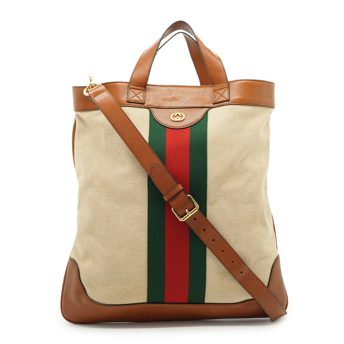 Interlocking G Sherry Line 2way Tote