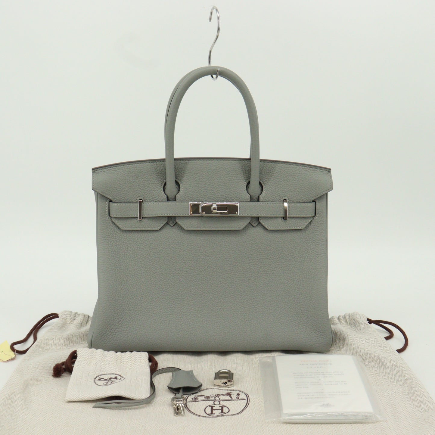 Togo Birkin 30 Silver hardware Grimmett X stamp