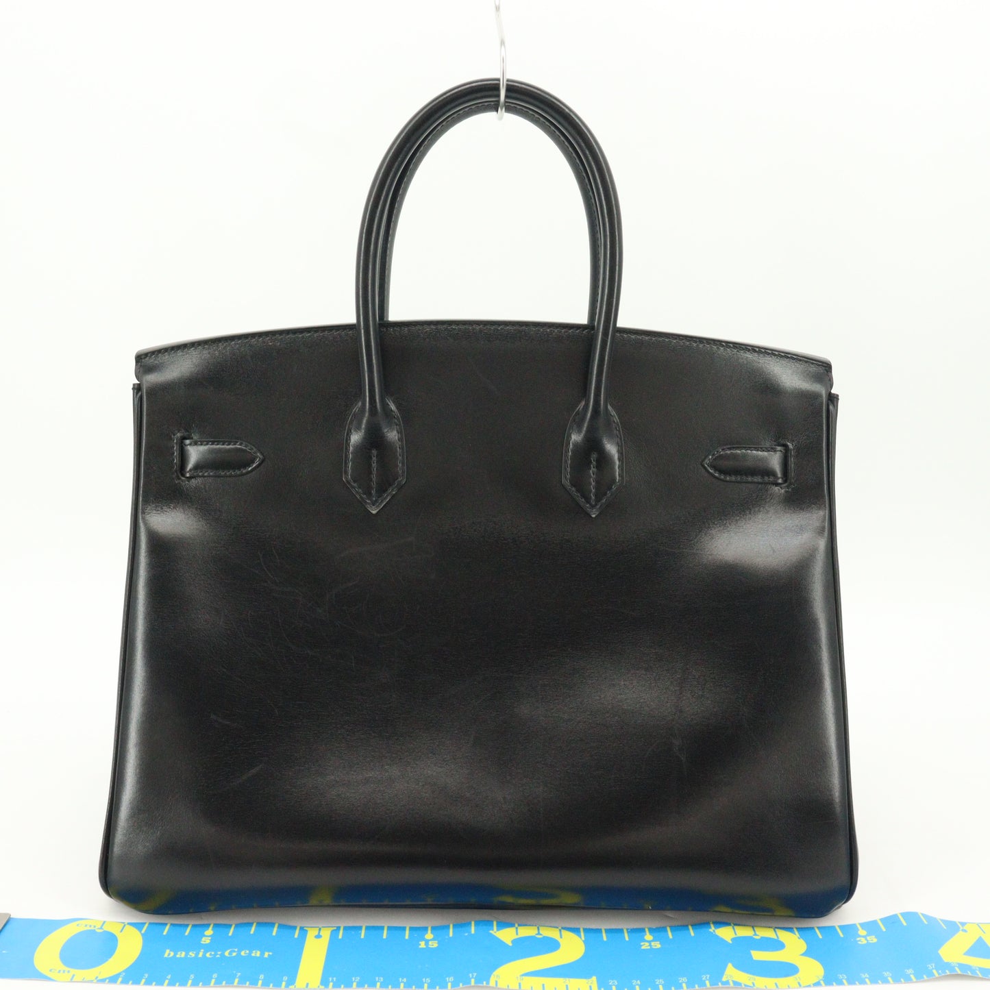 Box calf Birkin 35 So Black O stamp