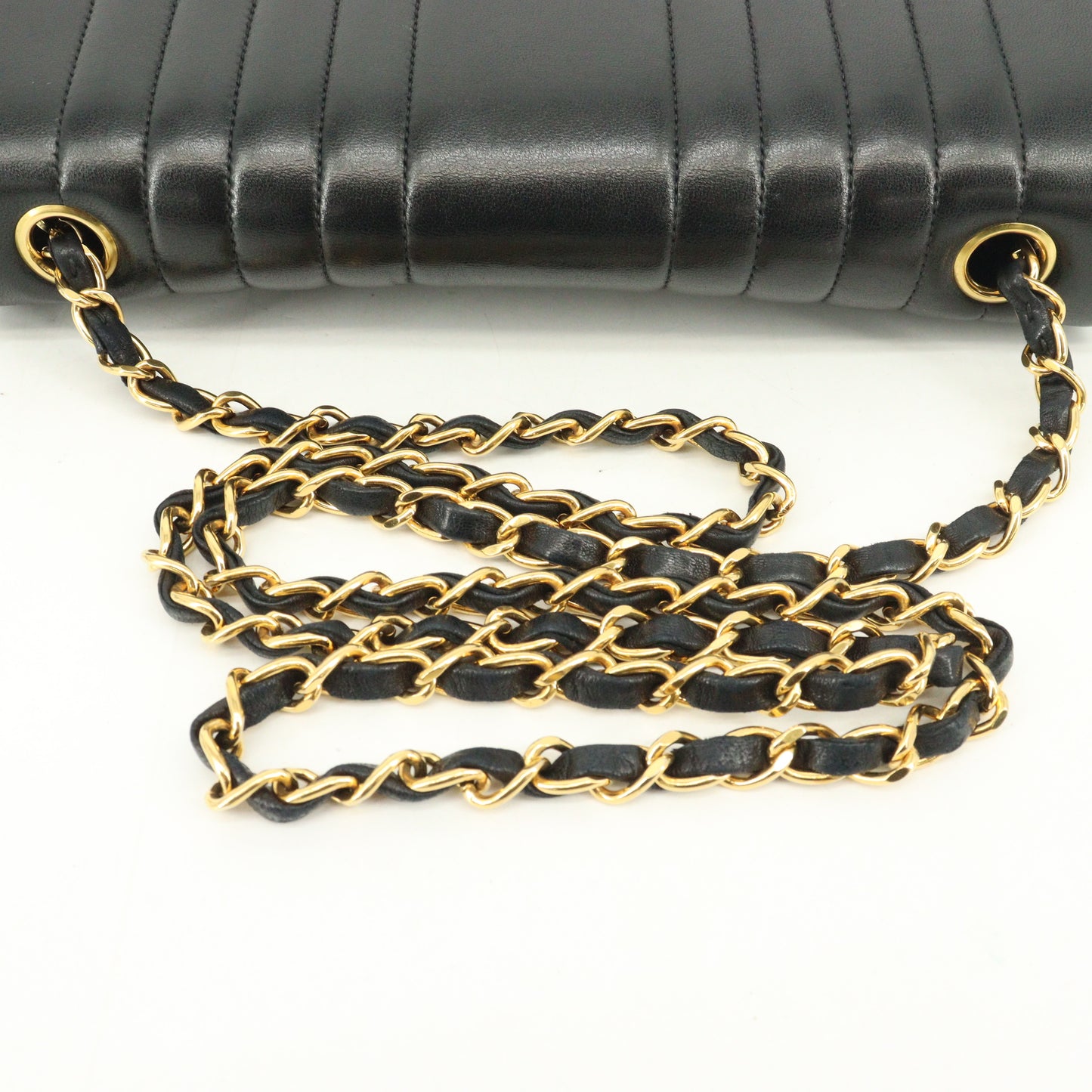 Lambskin Mademoiselle Chain Shoulder Bag G Metal Fittings Series 2