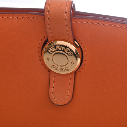 Calfskin Dalvi Hand Orange G hardware F stamp