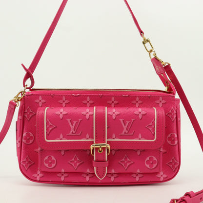 Monogram Maxi Pochette Accessoires Pink IC Chip