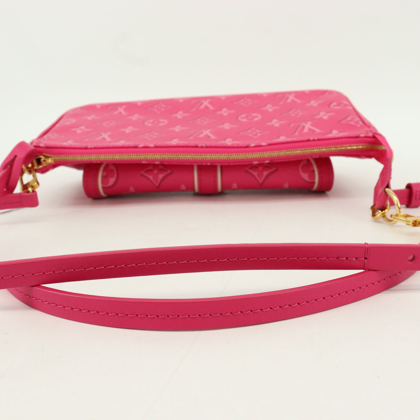 Monogram Maxi Pochette Accessoires Pink IC Chip