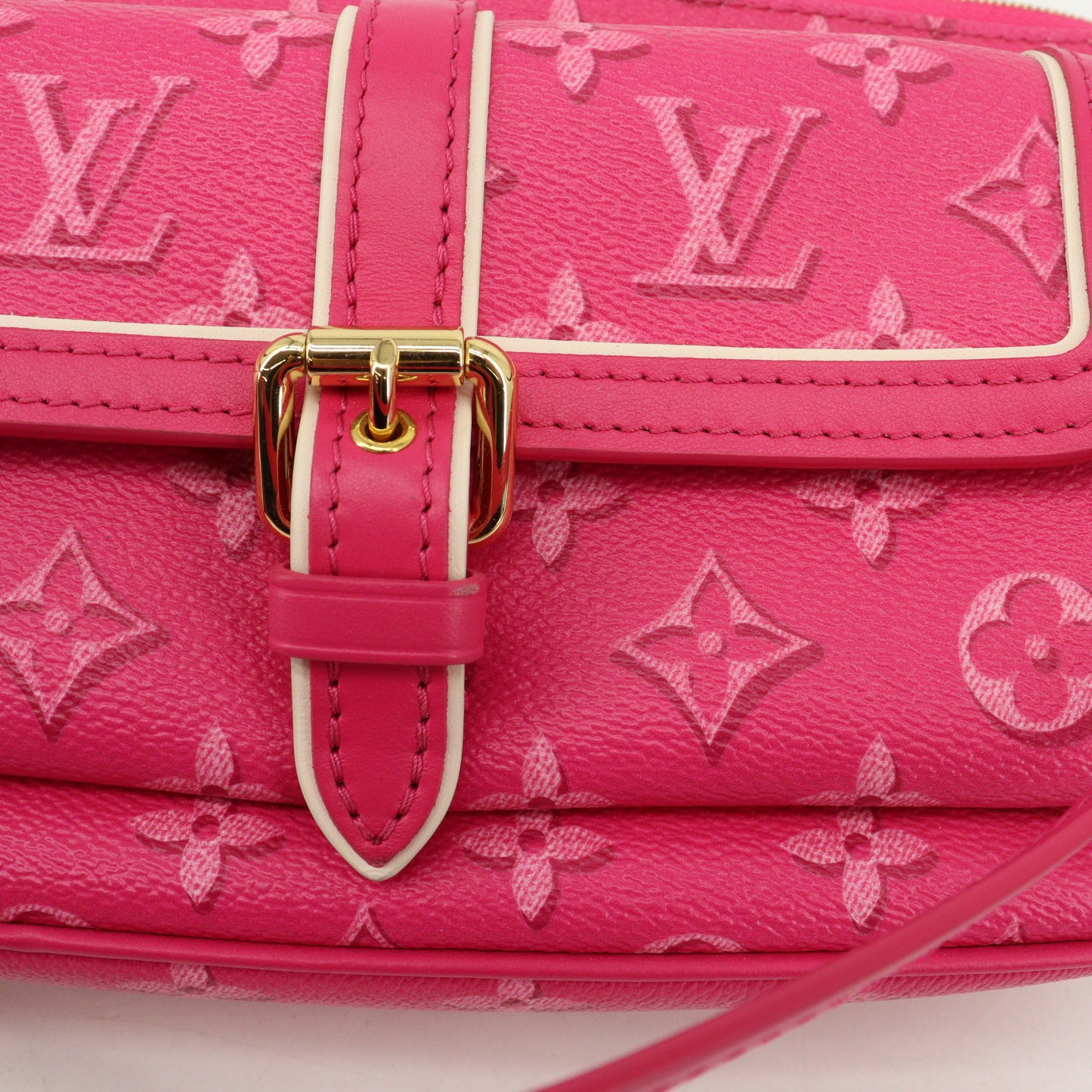 Monogram Maxi Pochette Accessoires Pink IC Chip