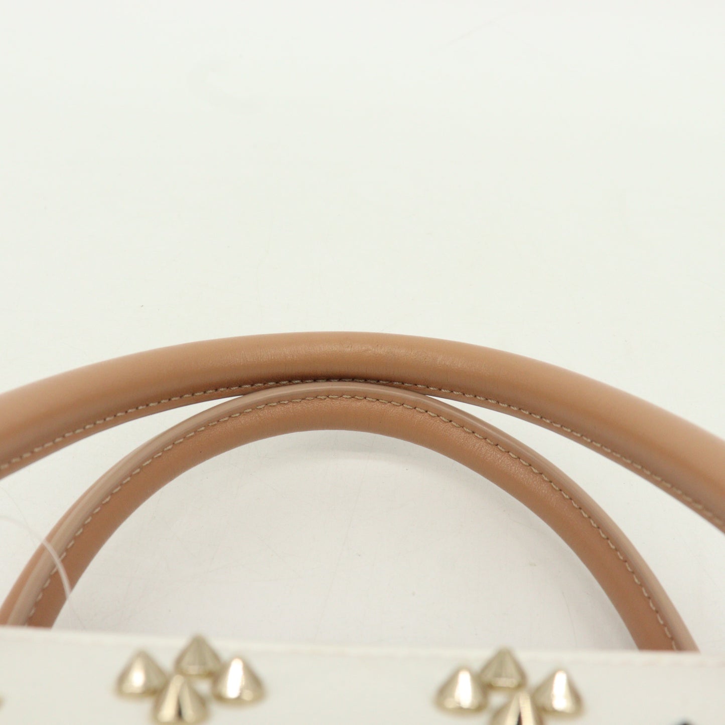 Paloma 2WAY Handbag in White Leather