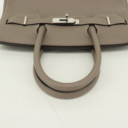 Togo Birkin 30 SV hardware Gris Asphalt A stamp