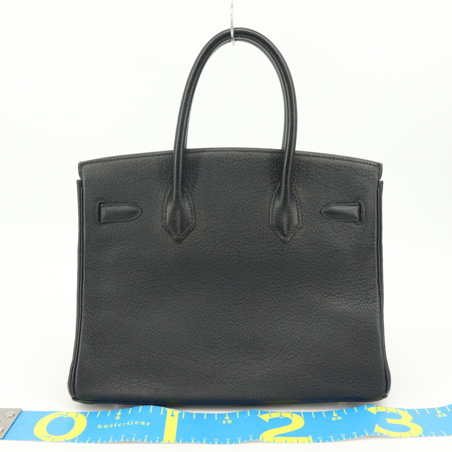 Togo Birkin 30, silver hardware, black, C stamp