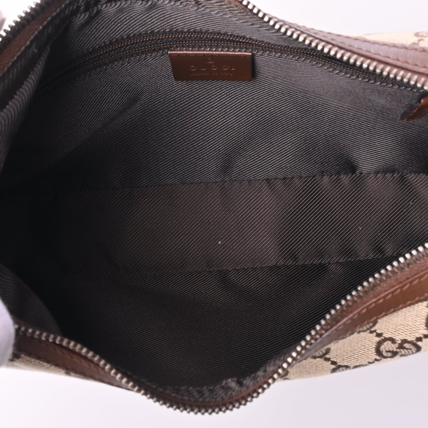 GG canvas shoulder bag brown