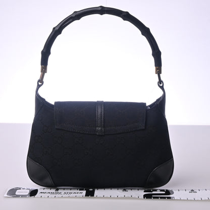 GG Canvas Bamboo Mini Hand Black