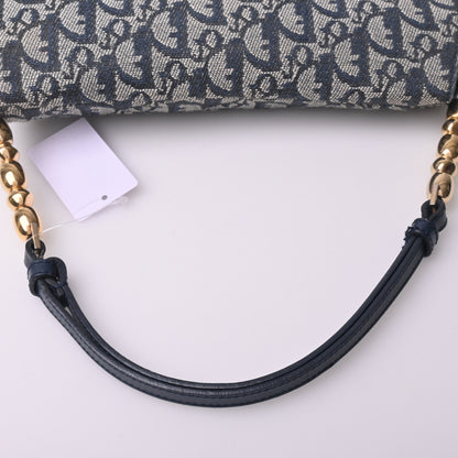 Canvas Marisbar Shoulder Bag Navy G Hardware