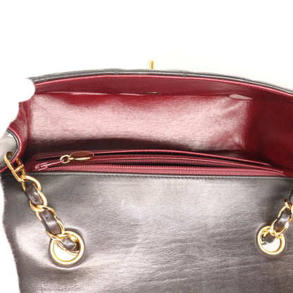 Lamb Diana Chain Shoulder Bag Black G Metal Fittings 3rd Series