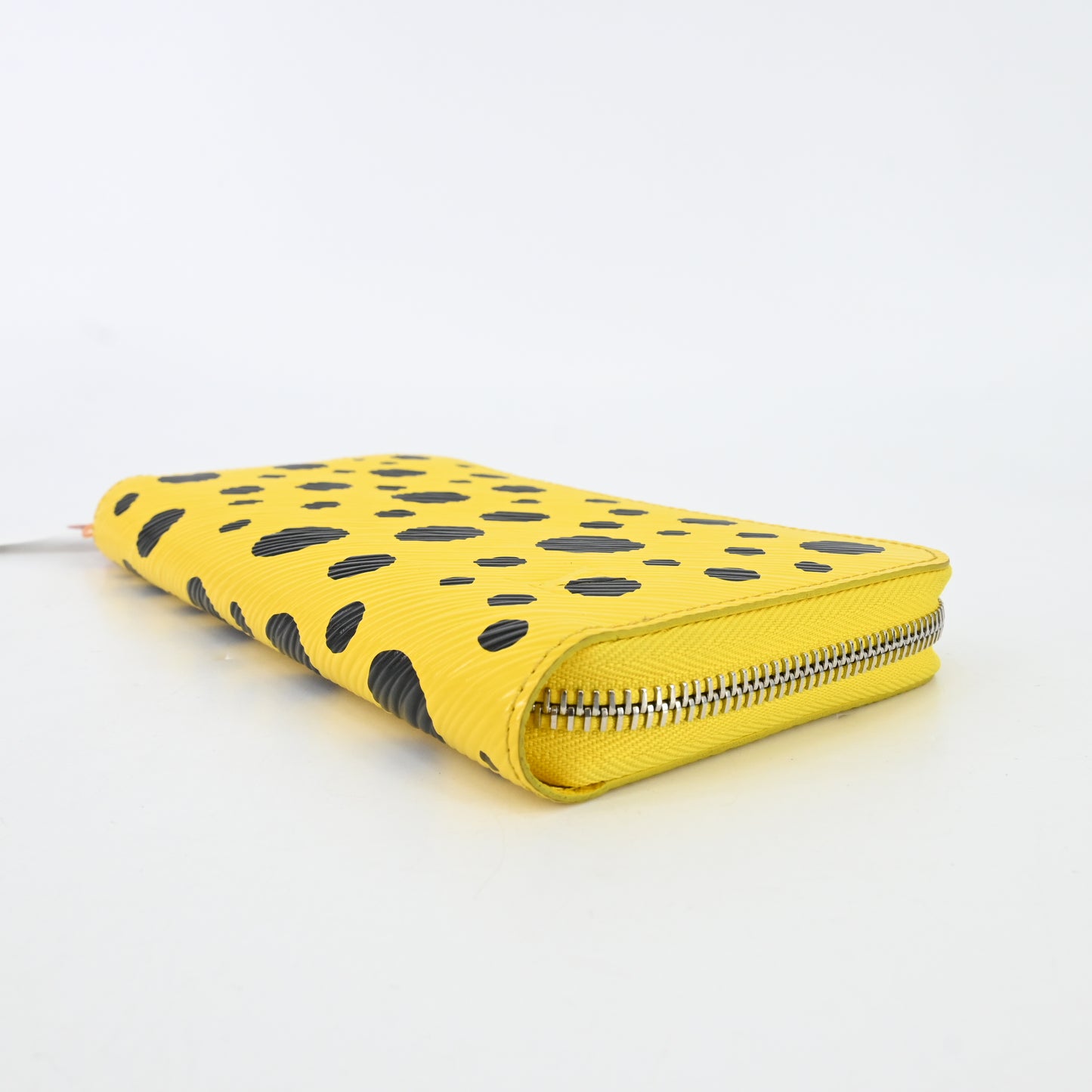 Epi Zippy Wallet Yayoi Kusama Yellow IC Chip