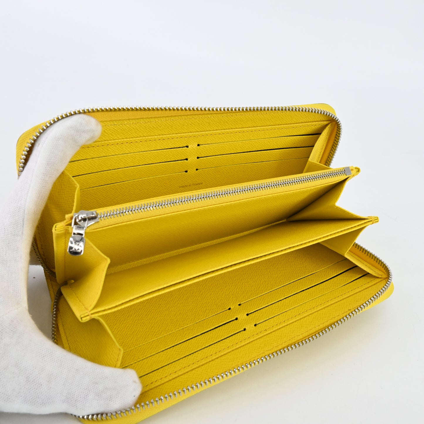 Epi Zippy Wallet Yayoi Kusama Yellow IC Chip