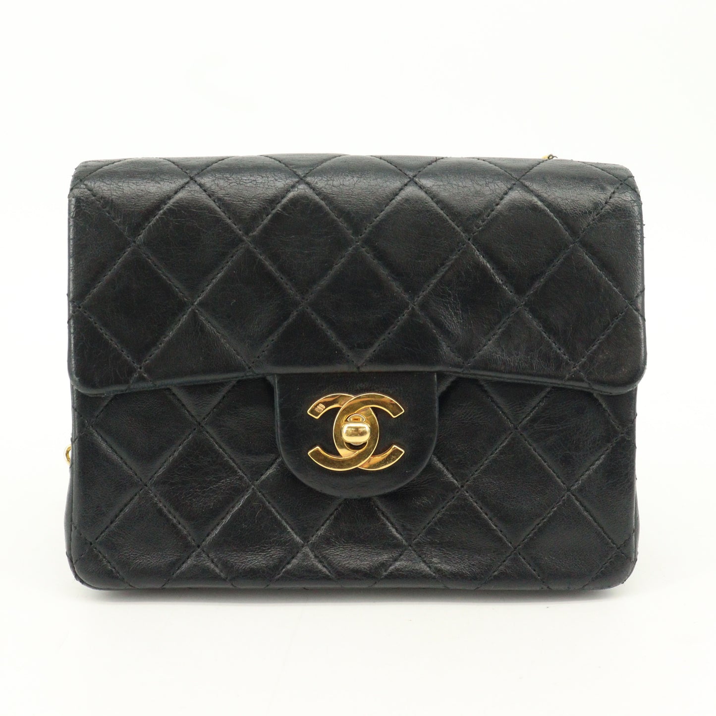 Mini Matelasse Lambskin Black G Hardware 1492482