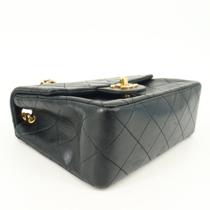 Mini Matelasse Lambskin Black G Hardware 1492482