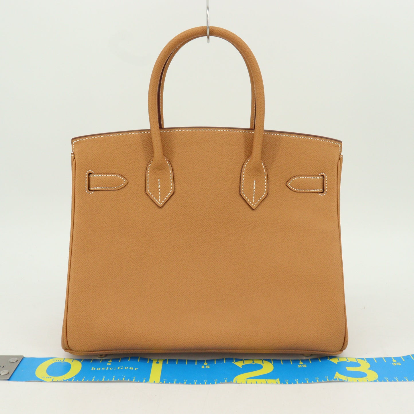 Epsom Birkin 30 Natural G hardware J engraved