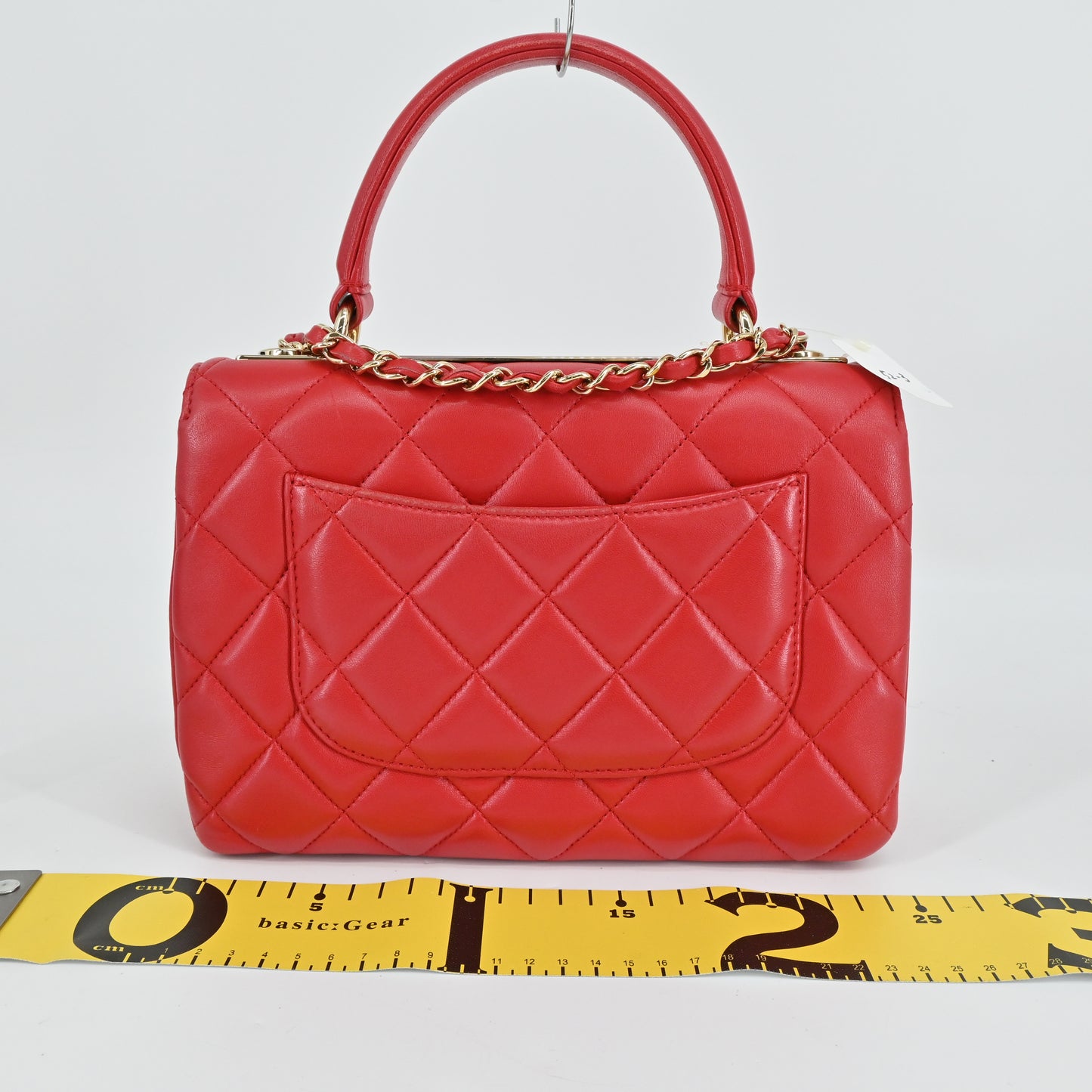 Lambskin 2WAY bag, red, G metal fittings, no seal