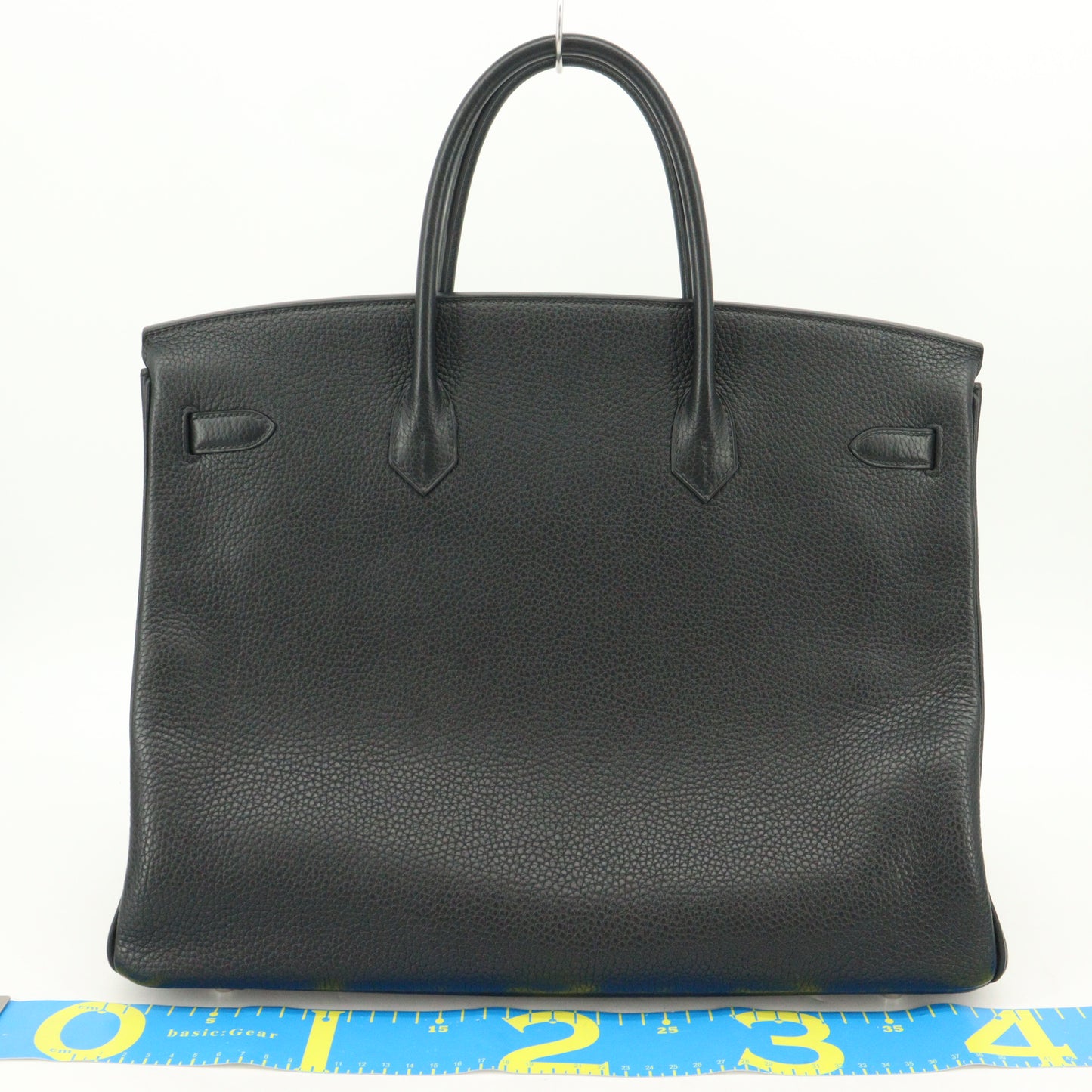 Togo Birkin 40 Matte Silver Hardware PSO Black C Stamp