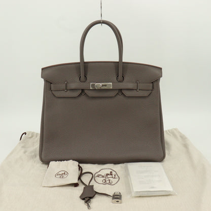 Togo Birkin 35 Silver hardware Ethan □P stamp