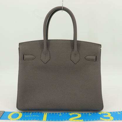 Togo Birkin 30, PG metal fittings, Ethan, D stamp