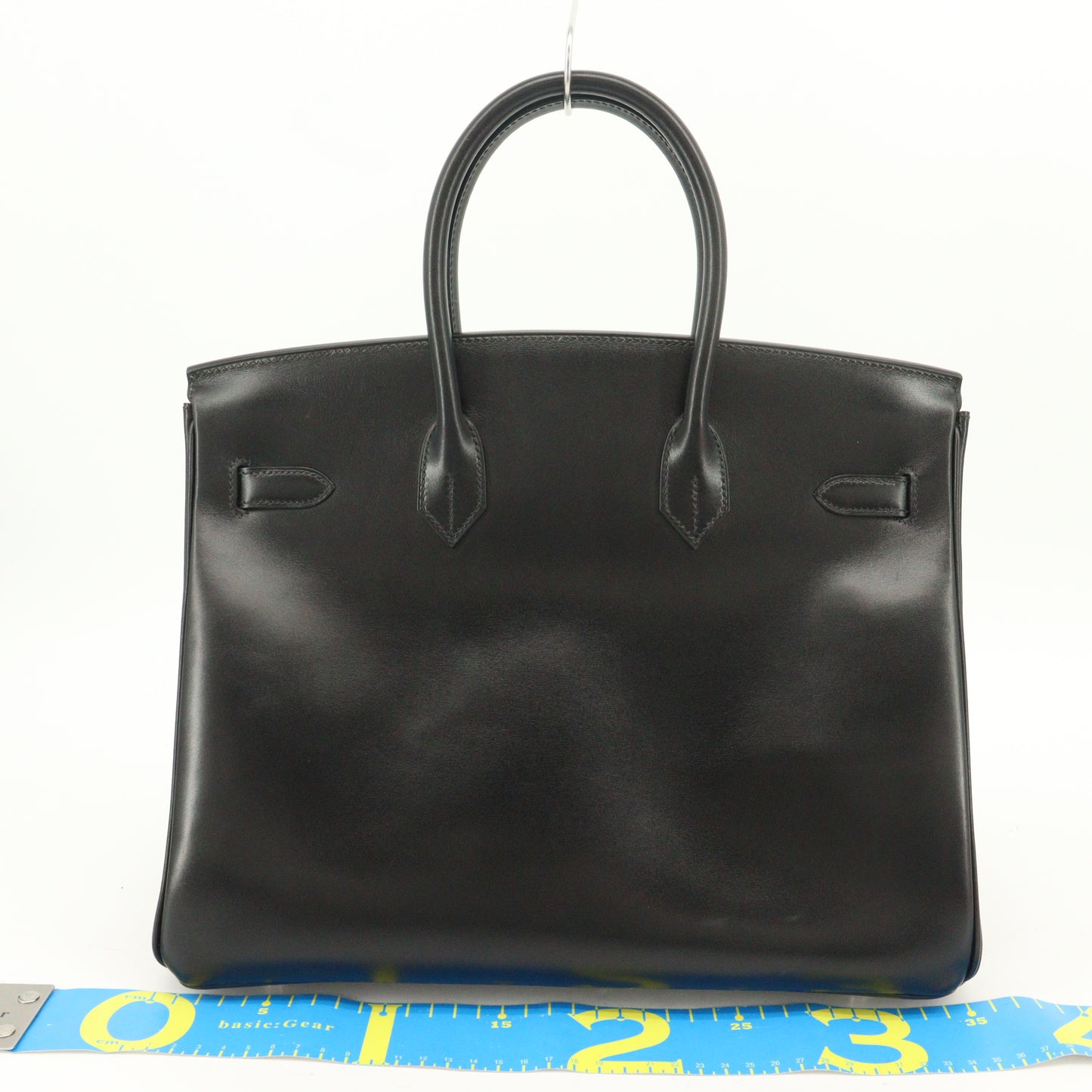 Box calf Birkin 35 SV hardware Black □F stamp