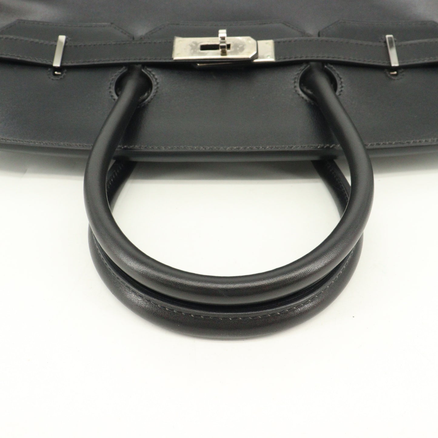 Box calf Birkin 35 SV hardware Black □F stamp