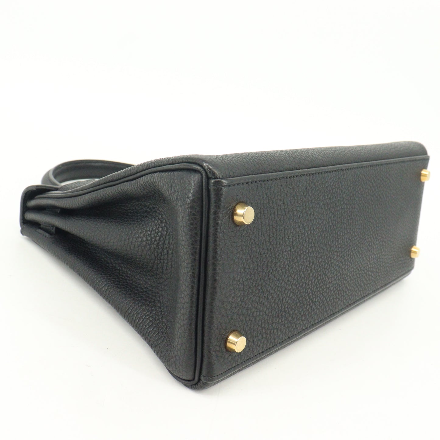 Togo Kelly 28 G hardware, black, E stamp