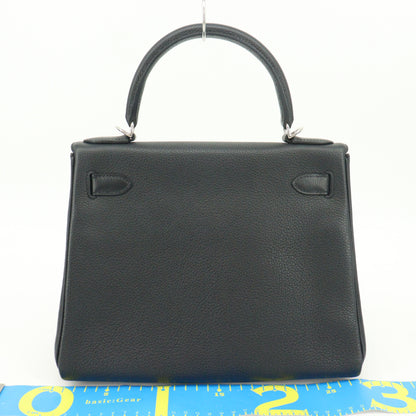 Togo Kelly 28 SV hardware, black, C stamp