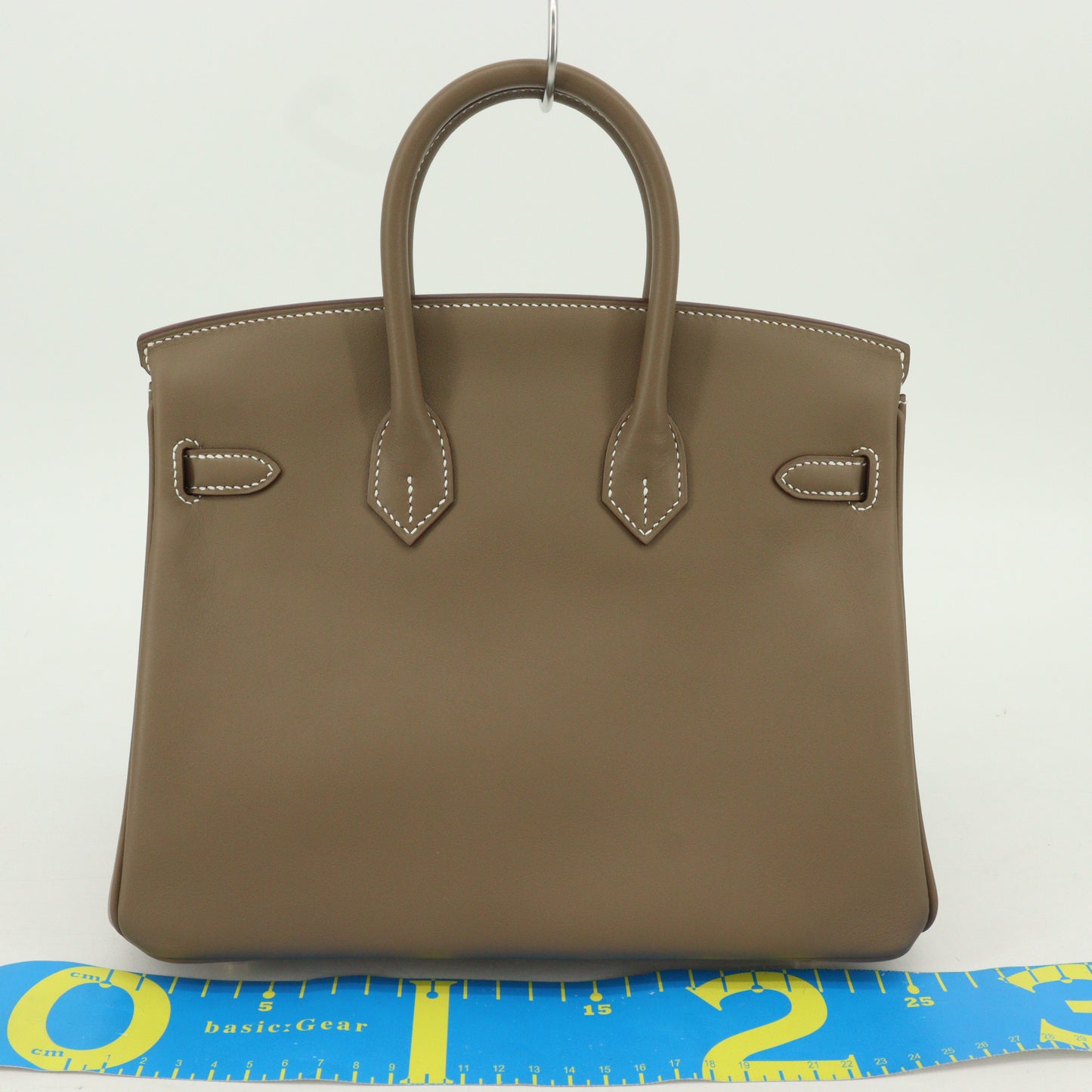 Swift Birkin 25 G hardware, Etoupe, B stamp