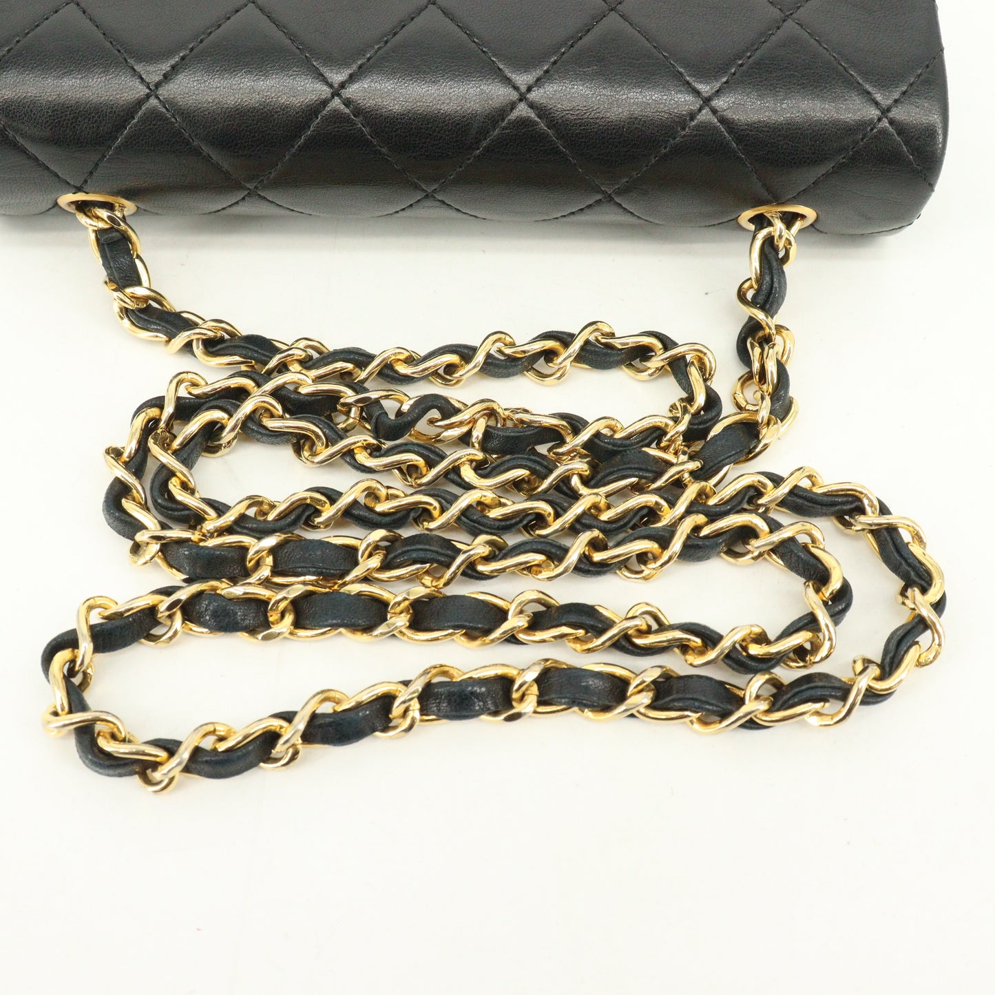 Lambskin full flap matelassé chain shoulder G metal fittings Series1