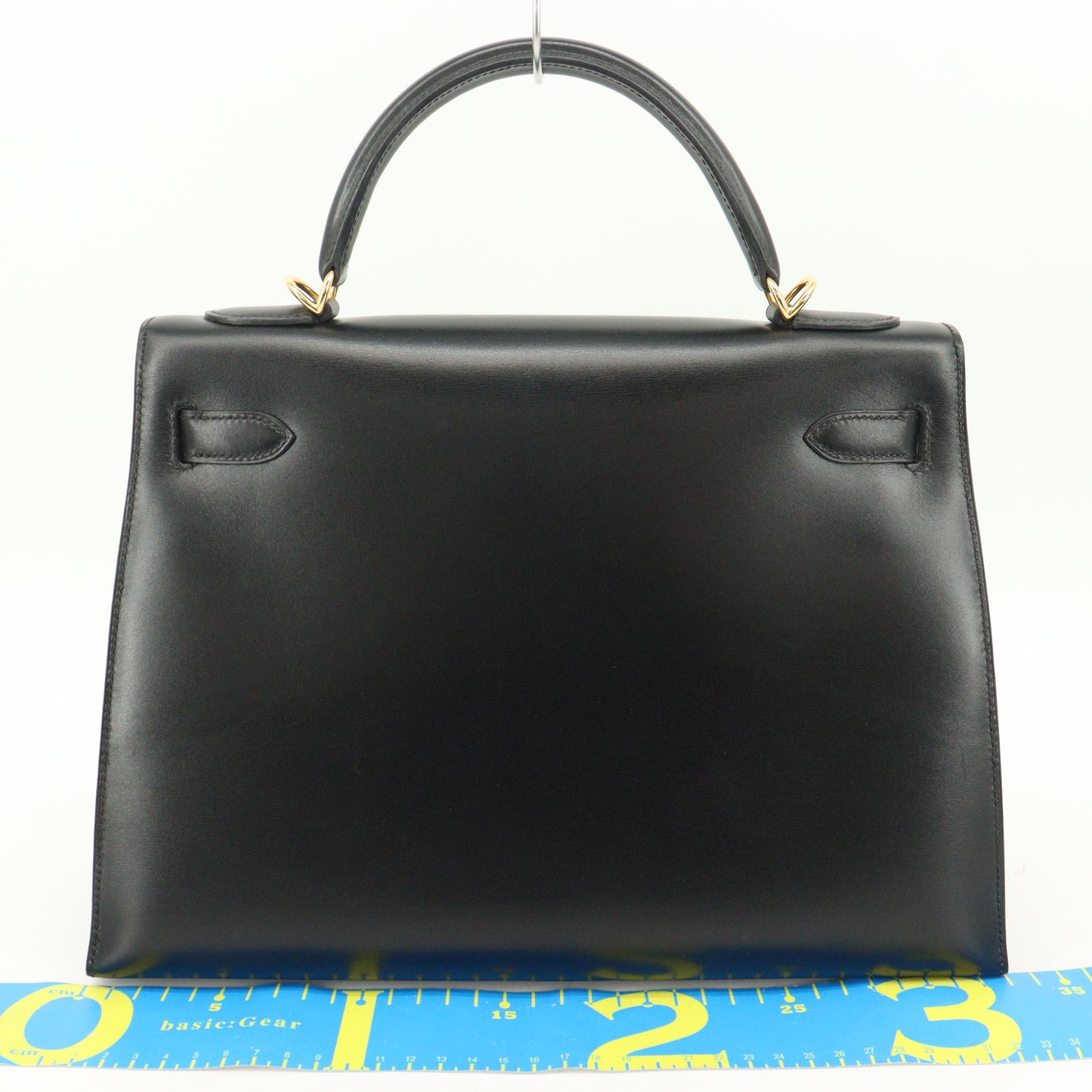 Box calf Kelly 32 G hardware Black □D stamp