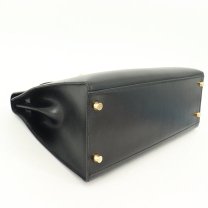 Box calf Kelly 32 G hardware Black □D stamp