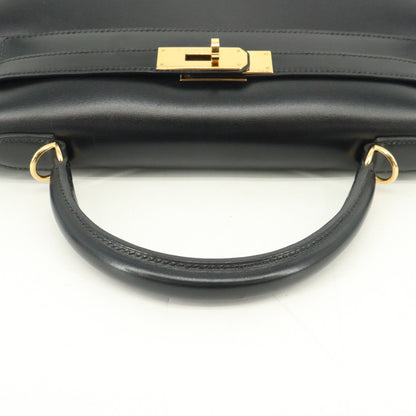 Box calf Kelly 32 G hardware Black □D stamp